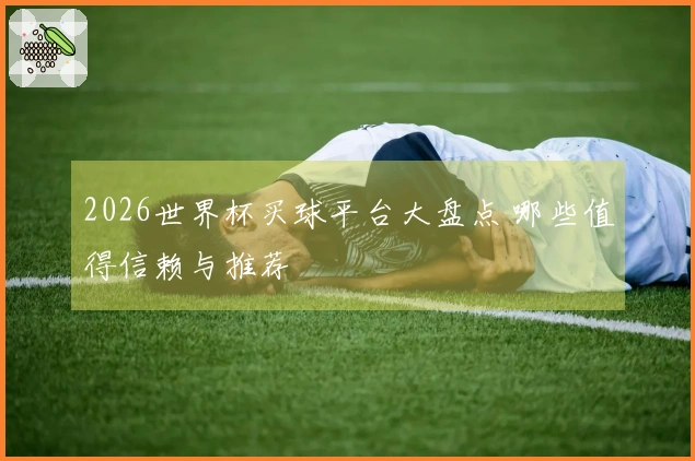 2026世界杯买球平台大盘点 哪些值得信赖与推荐